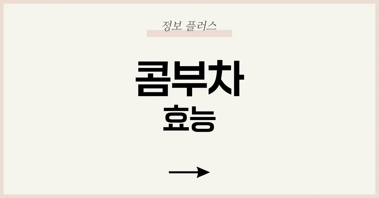 콤부차란? 발효 과정을 통해 탄생한 유산균 음료